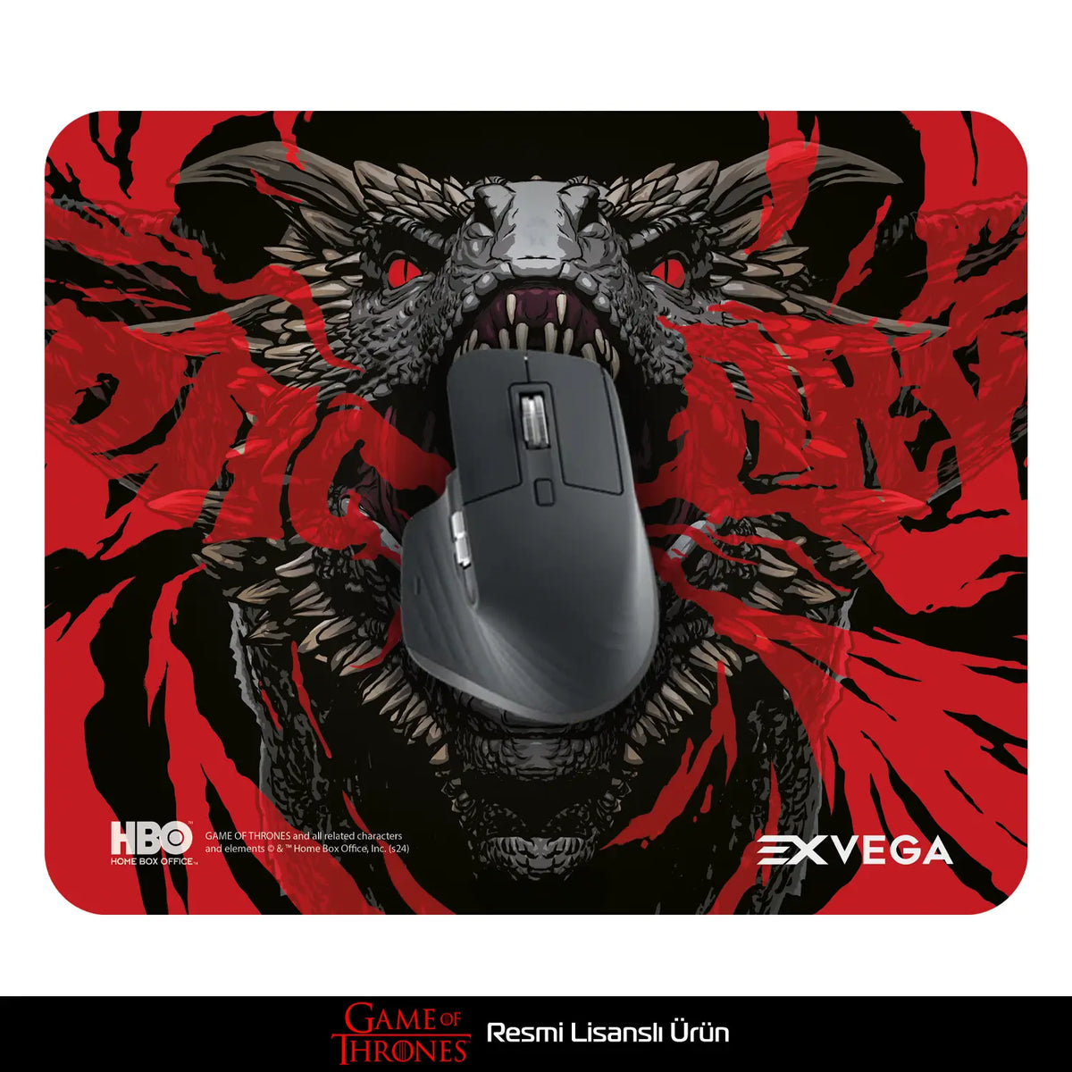 EXVEGA Game of Thrones Dragon Mousepad M 33×27 - EXVEGA