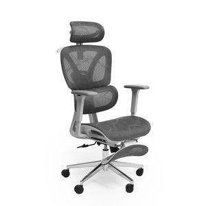EXVEGA Pixel Flow Glacier çalışma koltuğu, ergonomik tasarım ve ayarlanabilir özelliklerle ofis kullanımı için uygun.