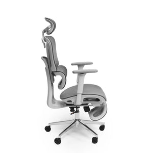 EXVEGA Pixel Flow Glacier çalışma koltuğu, ergonomik tasarım ve rahat oturma yüzeyiyle ofis kullanımı için ideal.