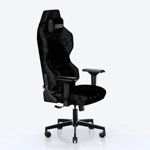 EXVEGA Andromeda Premium kumaş oyuncu koltuğu, siyah renkli, ergonomik ve rahat tasarımla ofis ve oyun alanı için ideal.