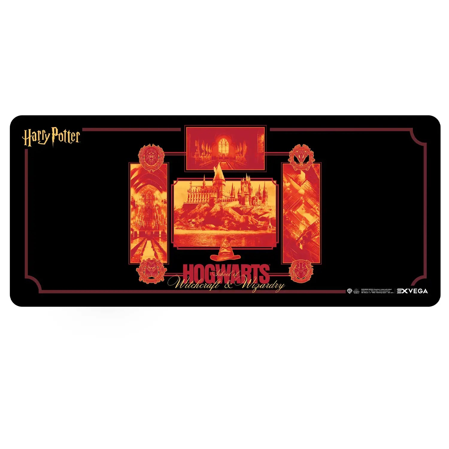 EXVEGA Harry Potter Hogwarts Mousepad XXL 90×40