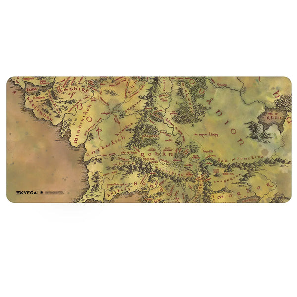 Exvega Yüzüklerin Efendisi Middle Earth Map Lisanslı Mousepad XXL 90×40