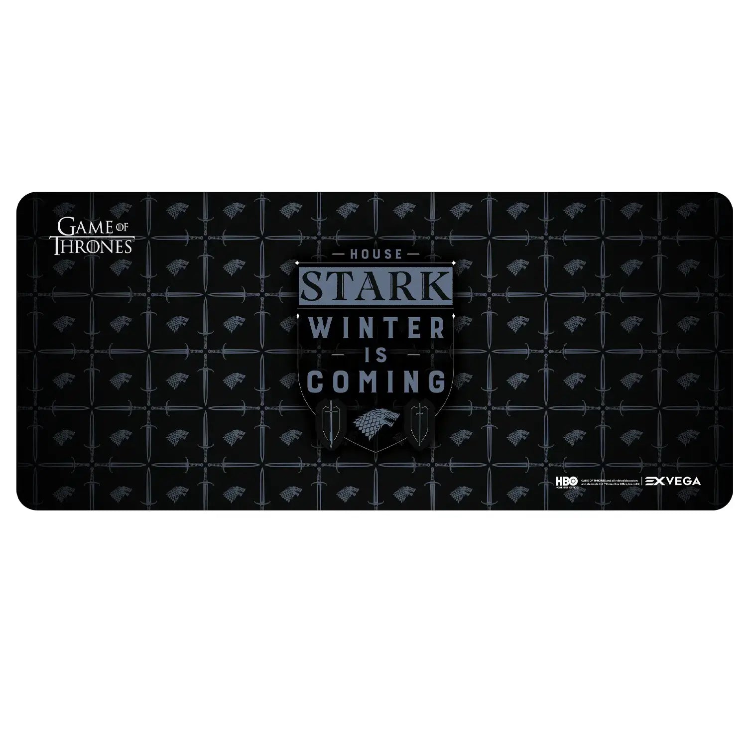 EXVEGA Game Of Thrones House Stark Winter is Coming Mousepad XXL 90×40