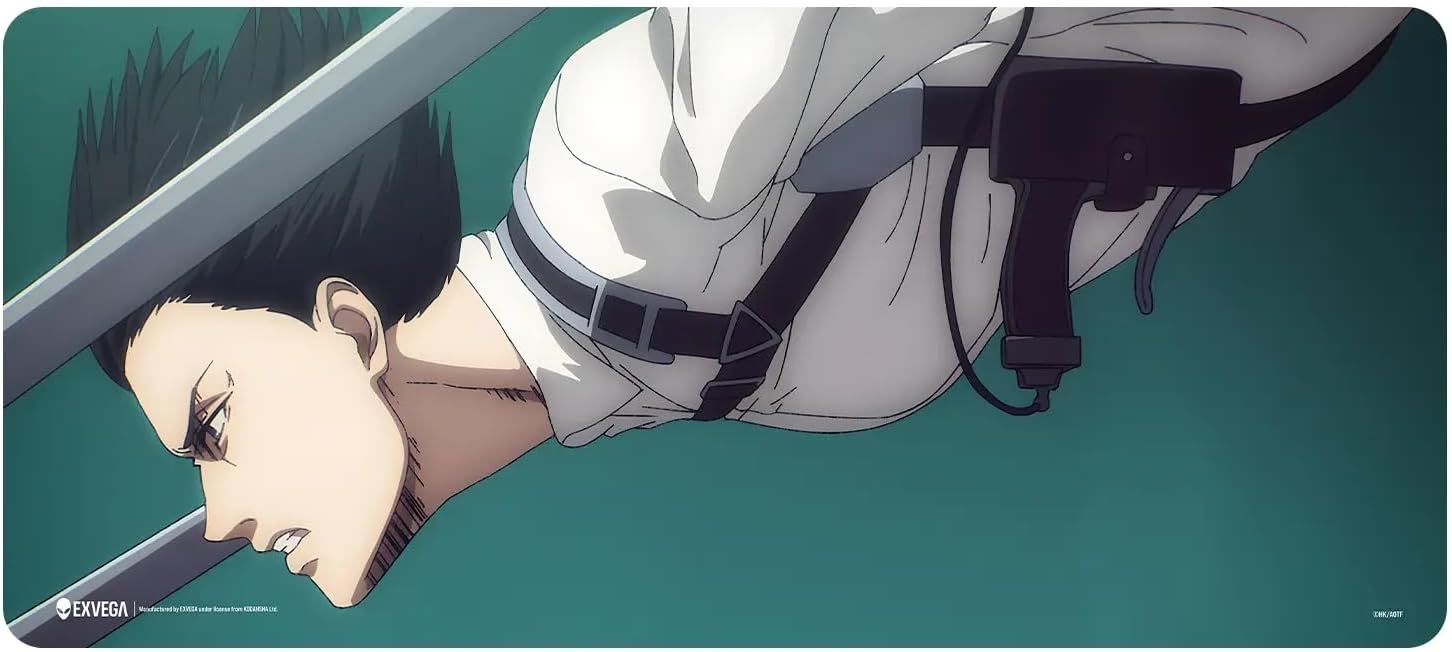 EXVEGA Attack on Titan Levi Ackerman Mousepad XXL 90×40
