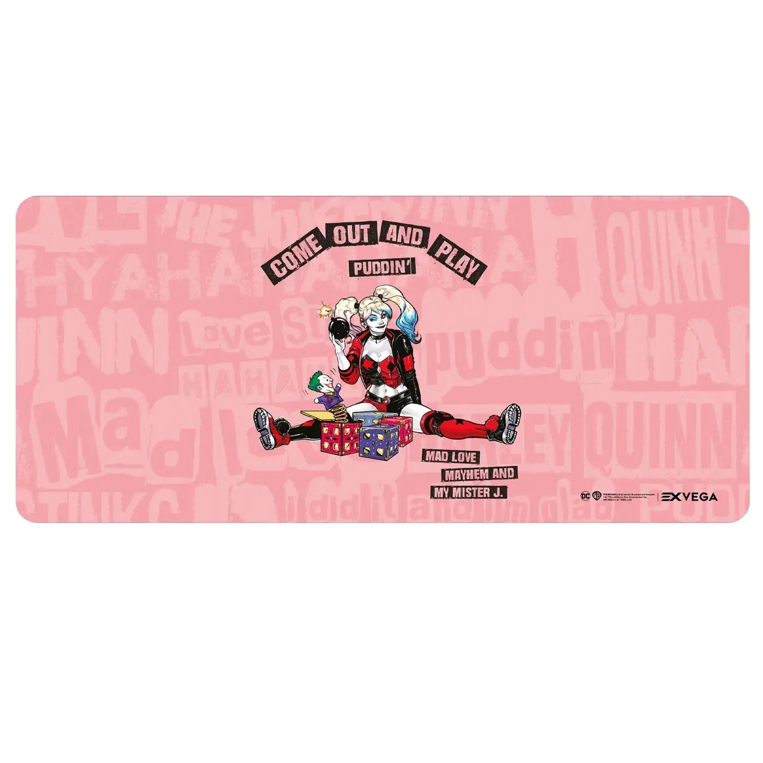 EXVEGA Harley Quinn Come Out And Play Mousepad XXL 90×40
