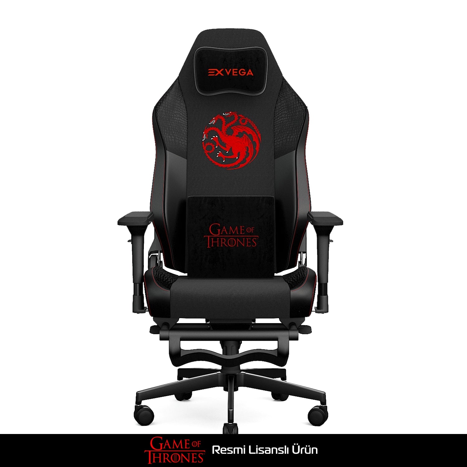 Exvega Pandora Pro Game Of Thrones Targaryen House Lisanslı Oyuncu Koltuğu