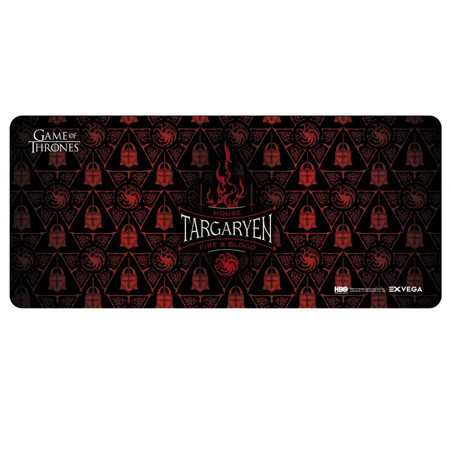 EXVEGA Game Of Thrones House Targaryen Fire And Blood Mousepad XXL 90×40