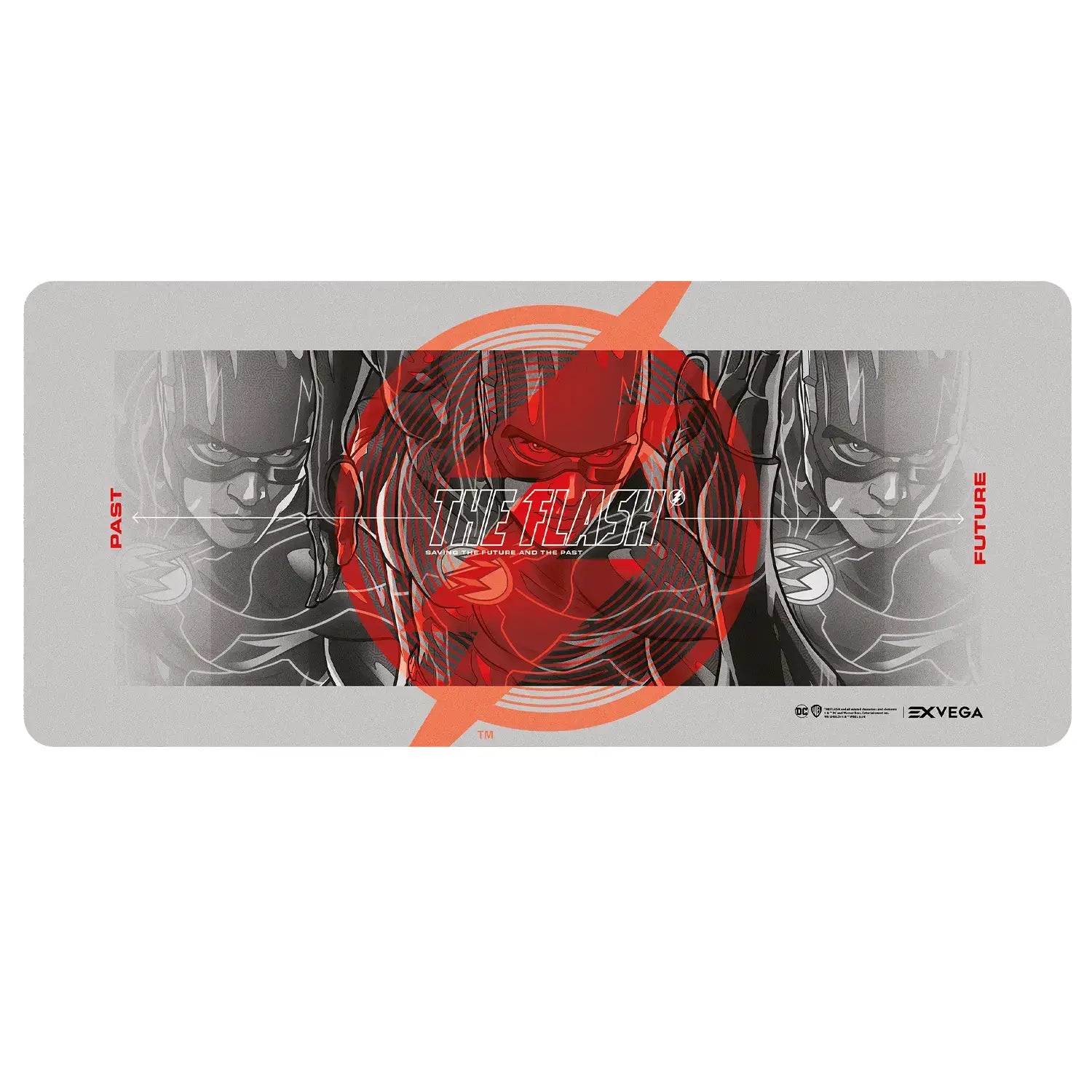 EXVEGA The Flash Saving The Future And Past Mousepad XXL 90×40