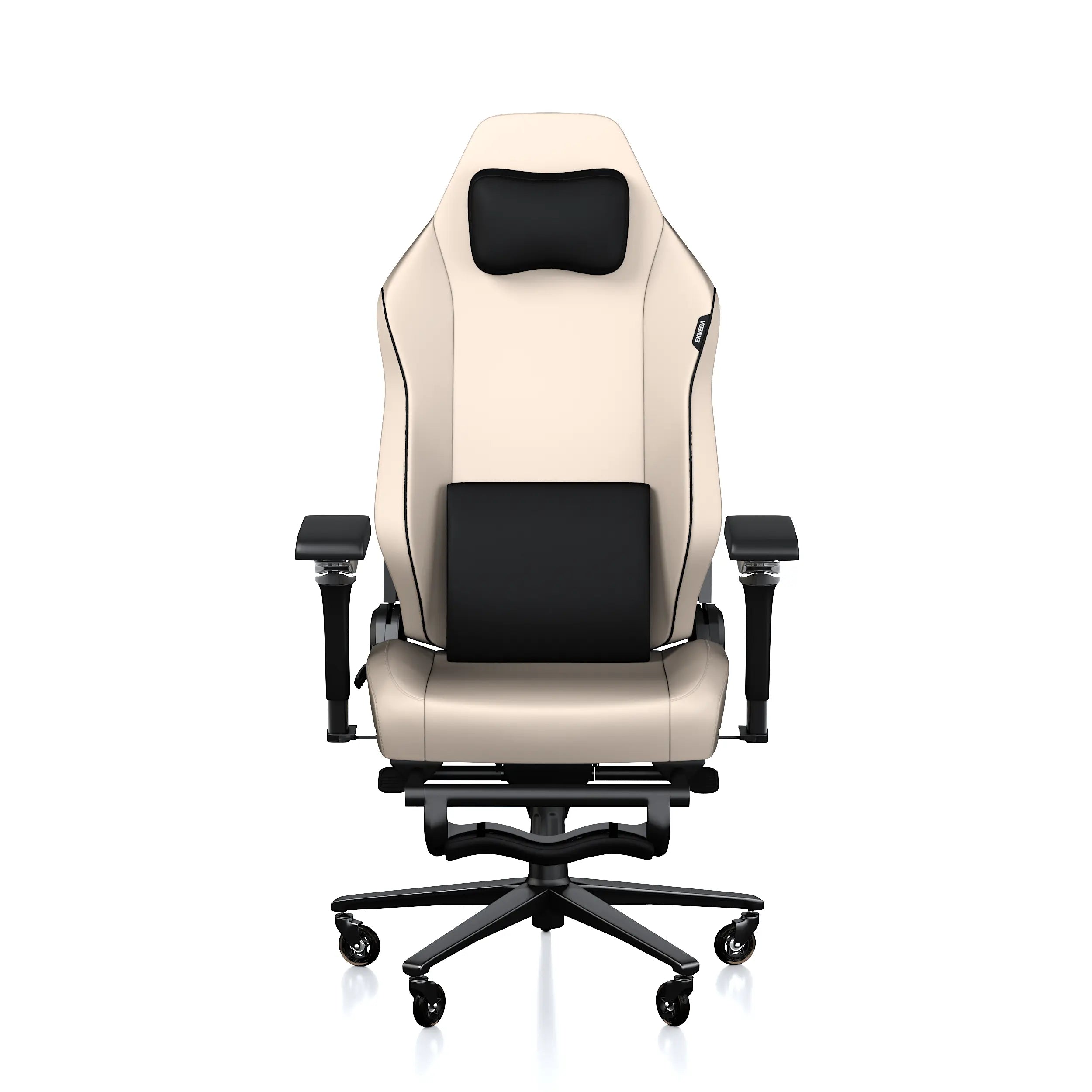 Exvega Pandora Pro Napa Deri Çalışma Koltuğu Krem - EXVEGA