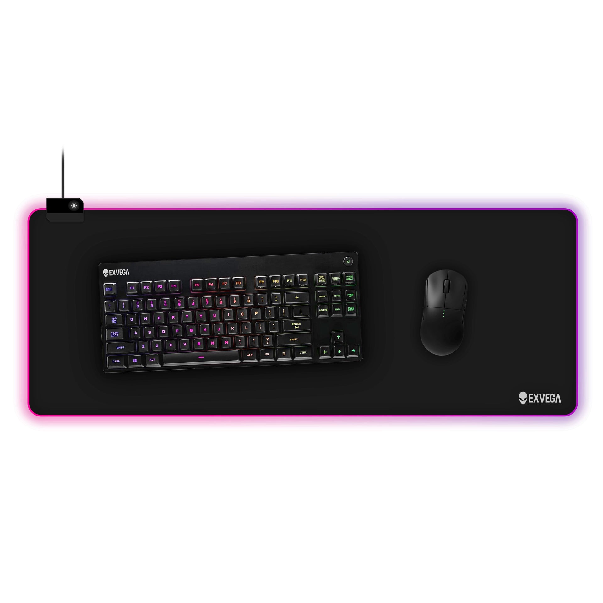 EXVEGA RGB Mousepad 80×30 - EXVEGA
