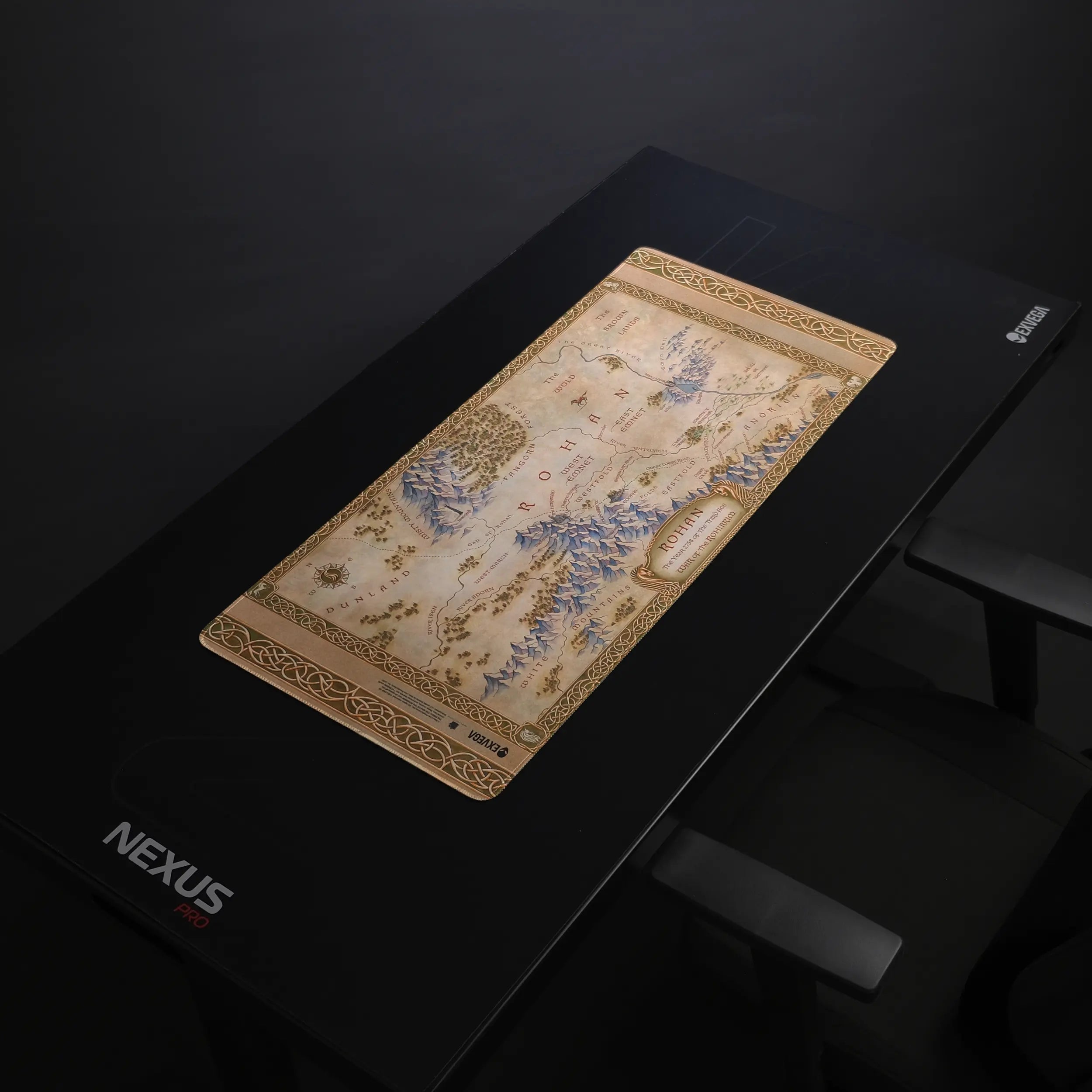 Exvega Yüzüklerin Efendisi War Of The Rohirrim Maps Lisanslı Mousepad XXL 90×40