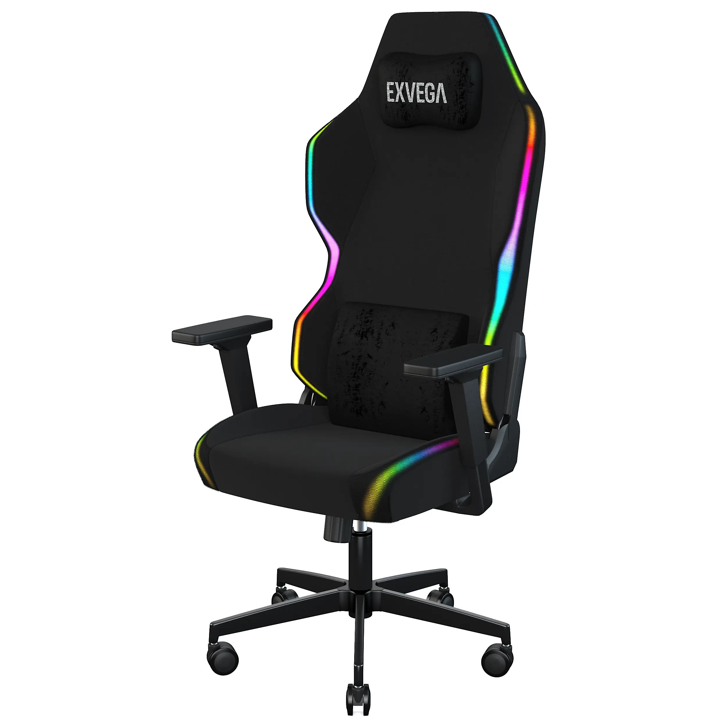 Exvega Lunar Active Rgb Oyuncu Koltuğu Siyah