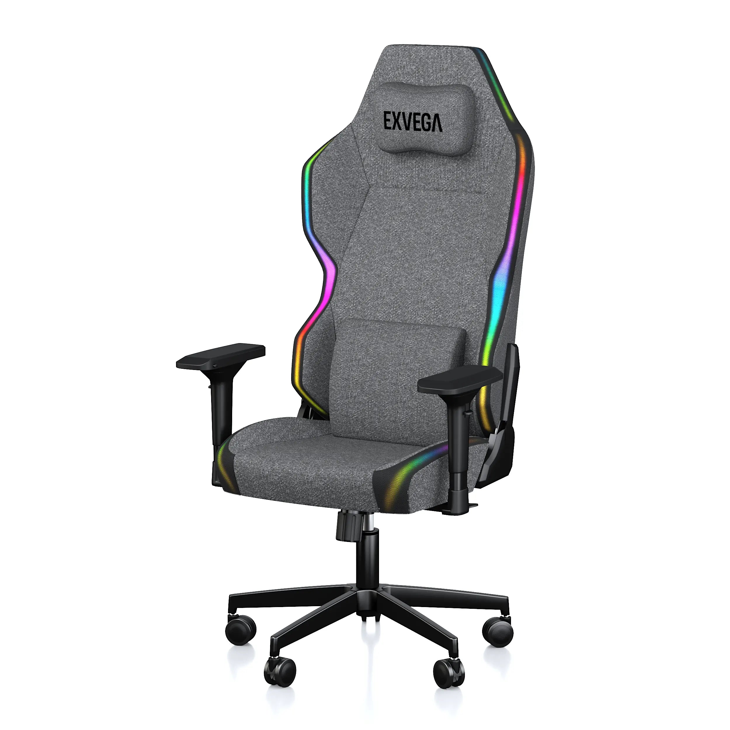 Exvega Lunar Active Rgb Graphite Oyuncu Koltuğu - EXVEGA