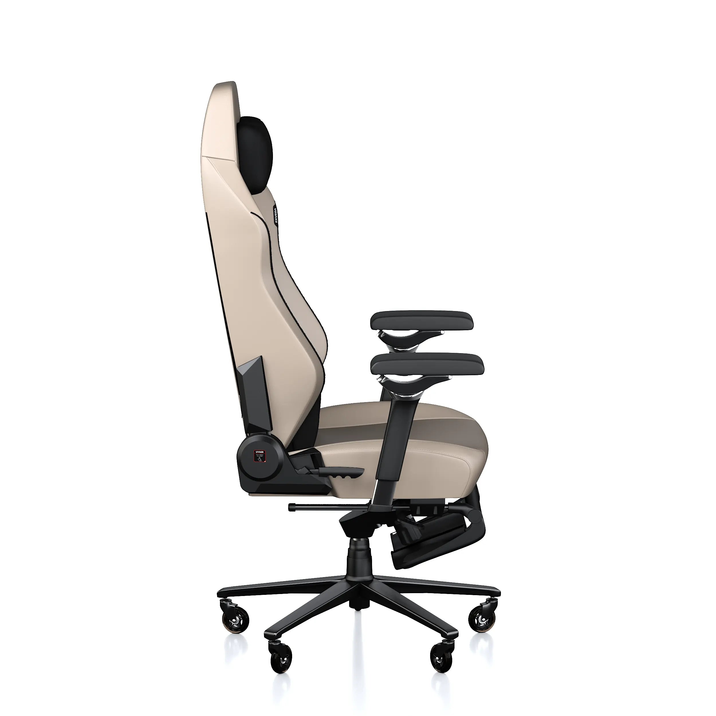 Exvega Pandora Pro Napa Deri Çalışma Koltuğu Krem - EXVEGA