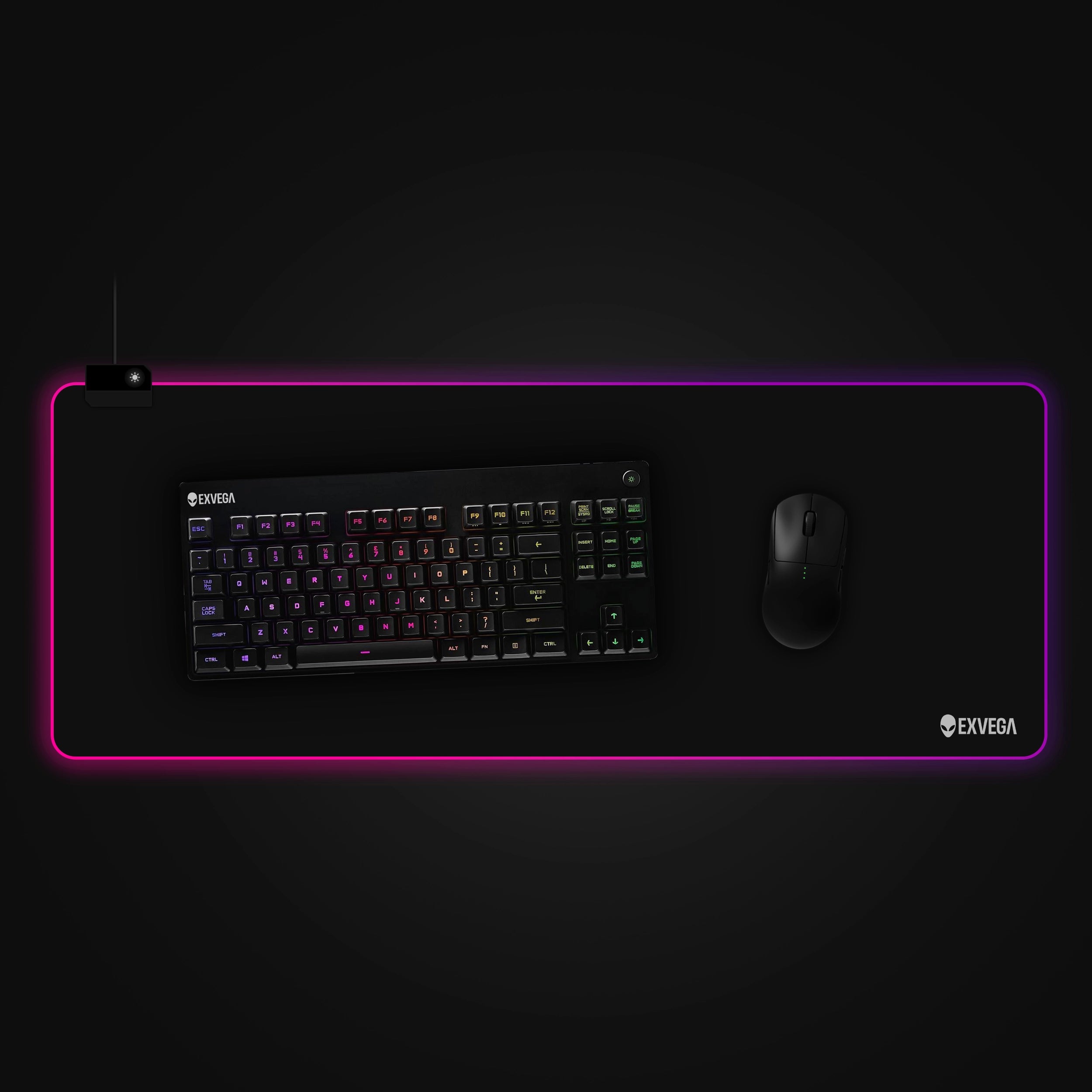 EXVEGA RGB Mousepad 80×30 - EXVEGA