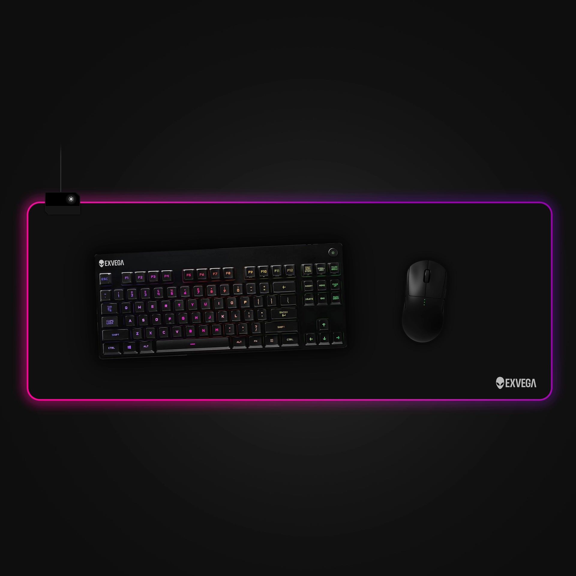 EXVEGA RGB Mousepad 80×30 - EXVEGA