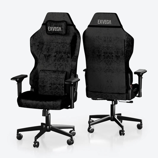 Andromeda Premium Siyah Koltuk + Orbit Walnut Masa + XXL Siyah Mousepad