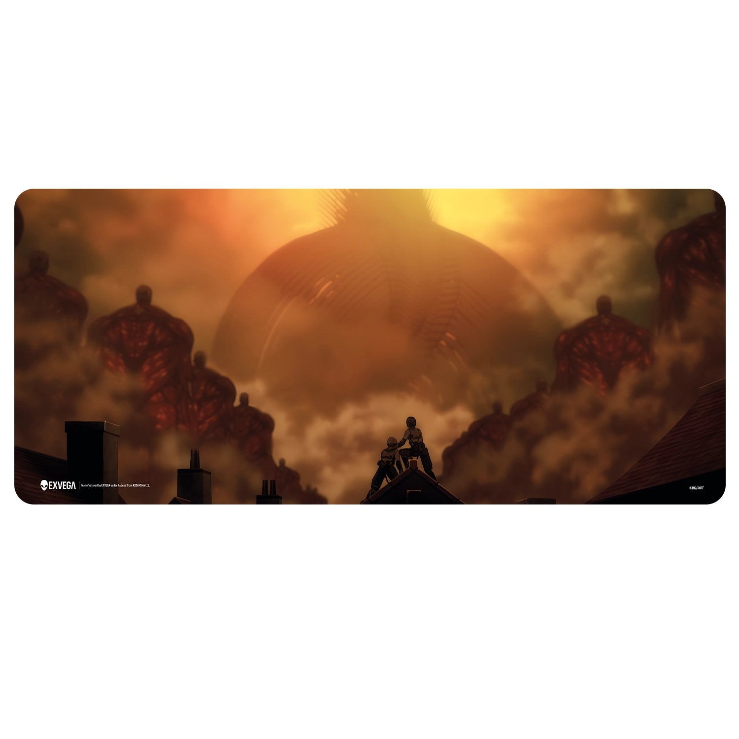 EXVEGA Attack on Titan The Rumbling Mousepad XXL 90×40