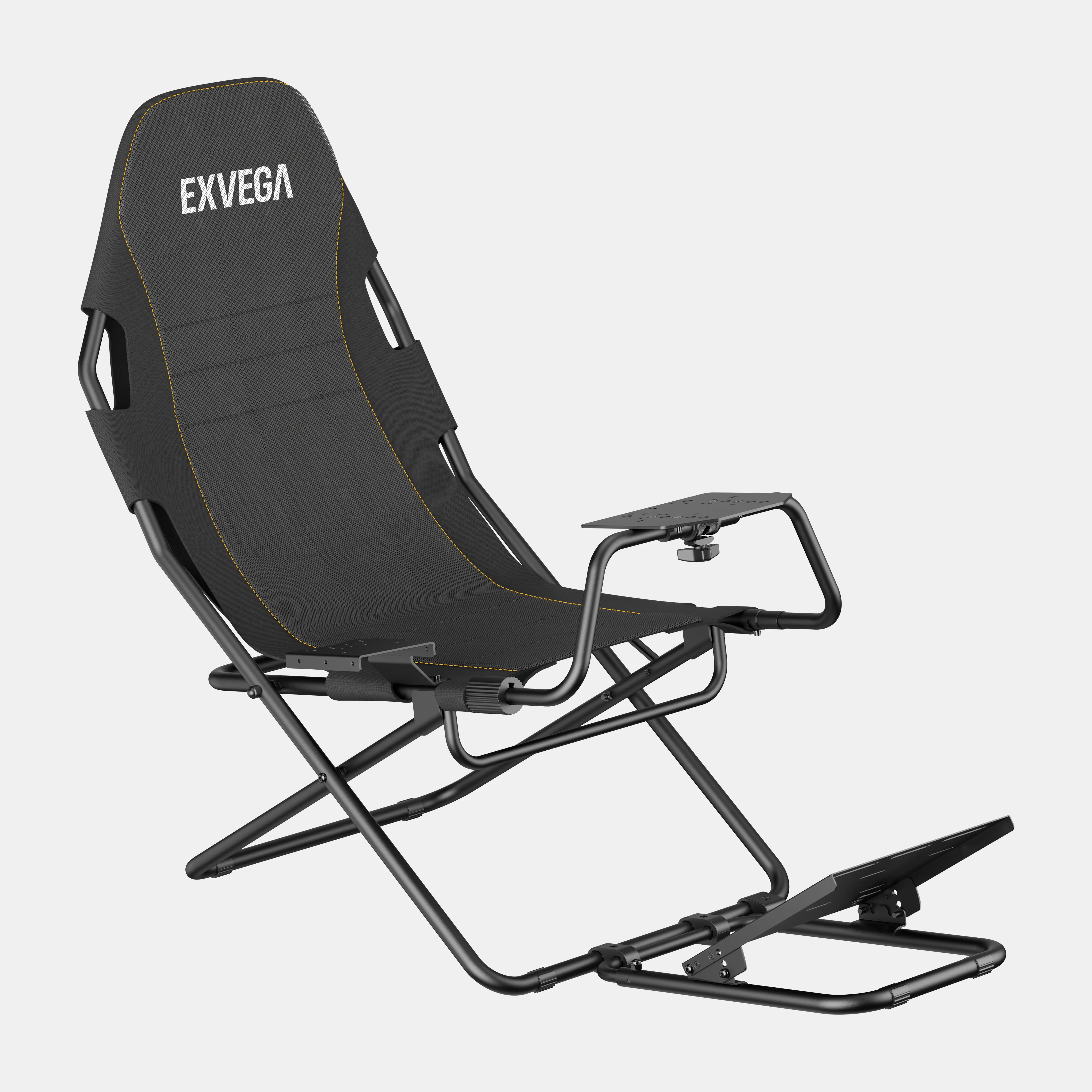 EXVEGA Katlanabilir Koltuklu Sim Racing Yarış Simülatörü Kokpiti SR04