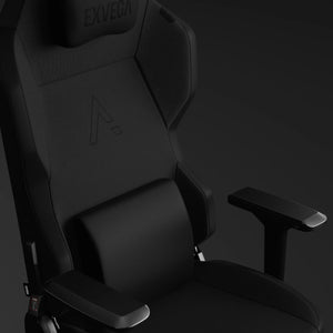Siyah Exvega Andromeda Pro oyuncu koltuğu, ergonomik tasarım ve konfor sağlayan yarış tarzı gaming koltuğu.
