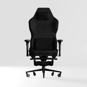 Siyah Exvega Andromeda Pro oyuncu koltuğu, ergonomik tasarım ve rahat oturma alanı ile görüntüleniyor.