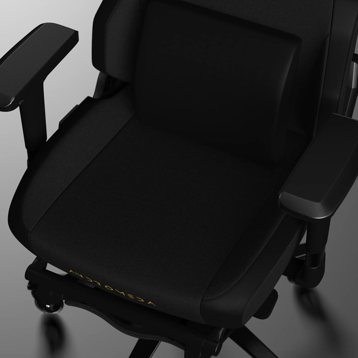 EXVEGA Andromeda Pro Gold oyuncu koltuğu, şık tasarım ve ergonomik yapısıyla bilgisayar oyunlarına uygun konforlu koltuk.