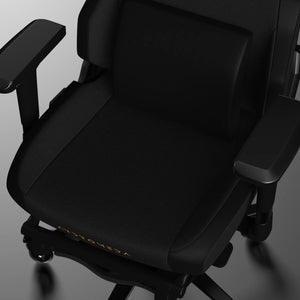 EXVEGA Andromeda Pro Gold oyuncu koltuğu, şık tasarım ve ergonomik yapısıyla bilgisayar oyunlarına uygun konforlu koltuk.