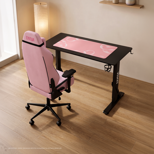 Pandora Peony Koltuk + Neo Masa + XXL Cloudpink Mousepad