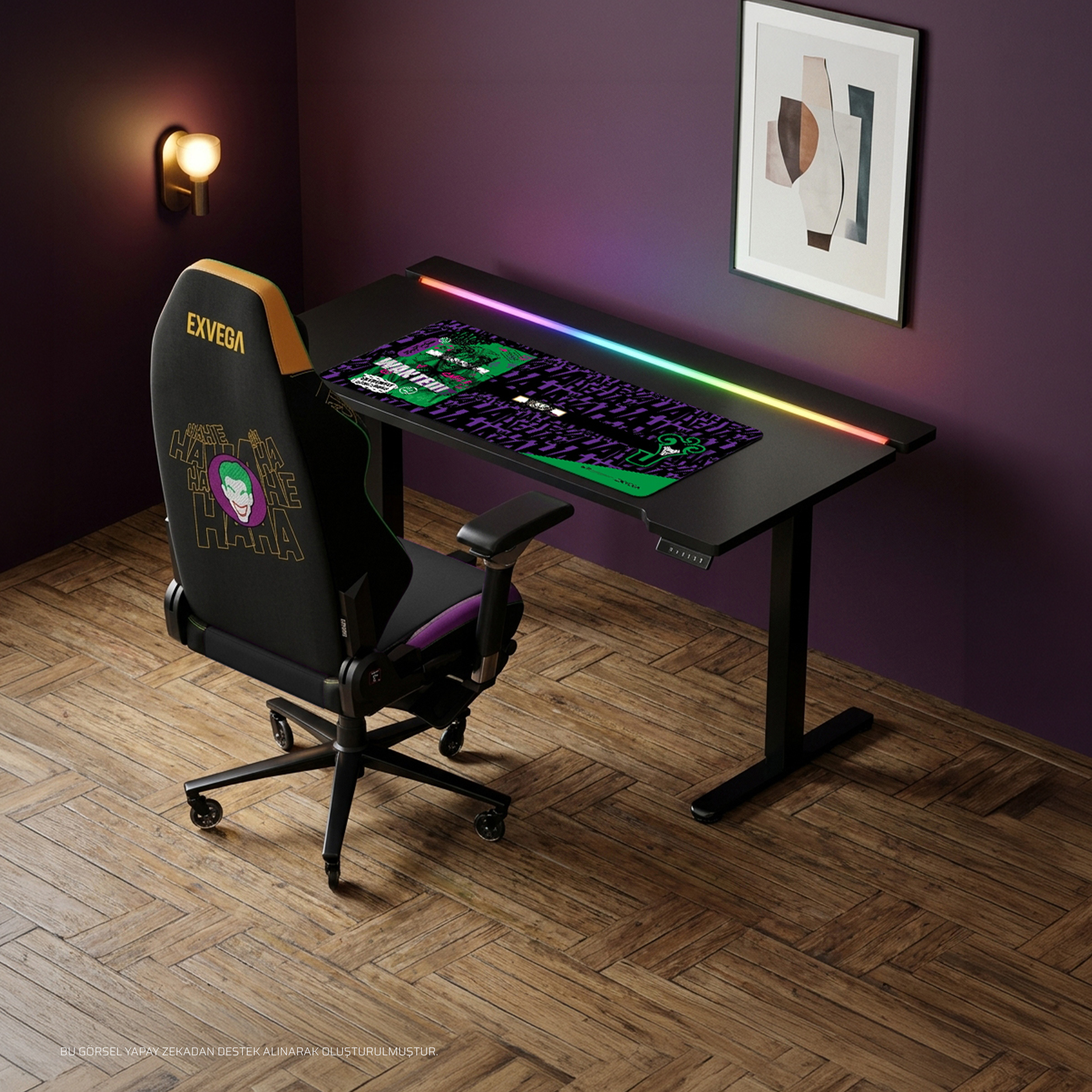 Pandora Pro Joker Koltuk + Nexus Pro Masa + XXL Joker Mousepad | Profesyonel Set