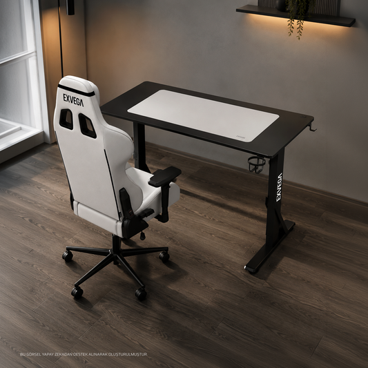 Vesta Arctic Koltuk + Neo Masa + XXL Beyaz Mousepad