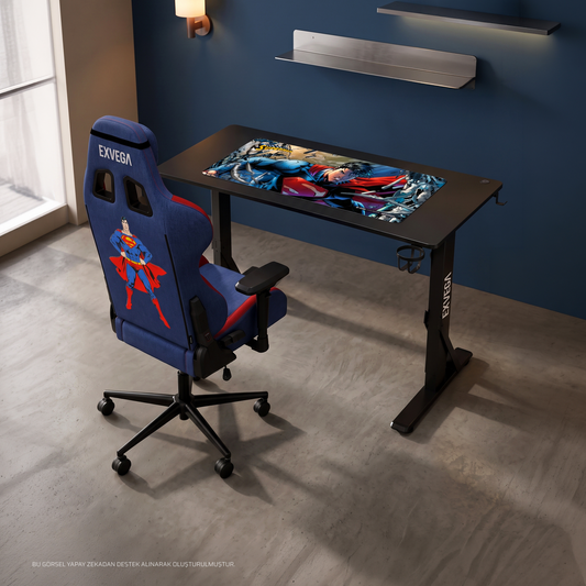 Vesta Superman Koltuk + Neo Masa + XXL Superman Mousepad
