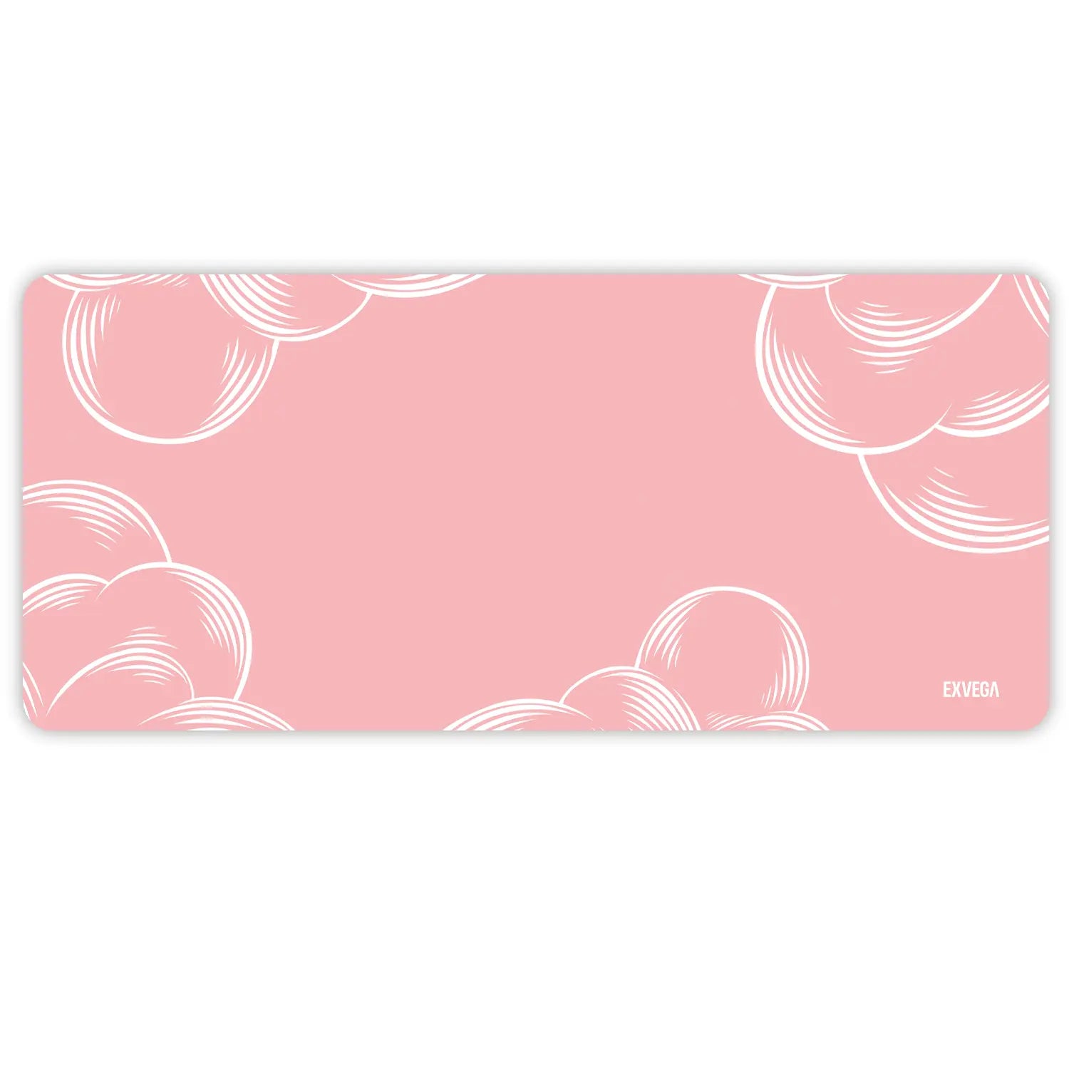 EXVEGA Mousepad XXL 90×40 Cloudpink