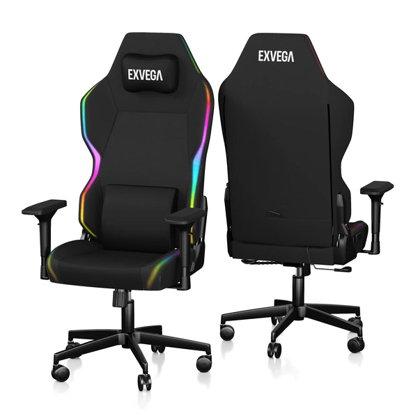 Exvega Lunar Active Rgb Black Oyuncu Koltuğu