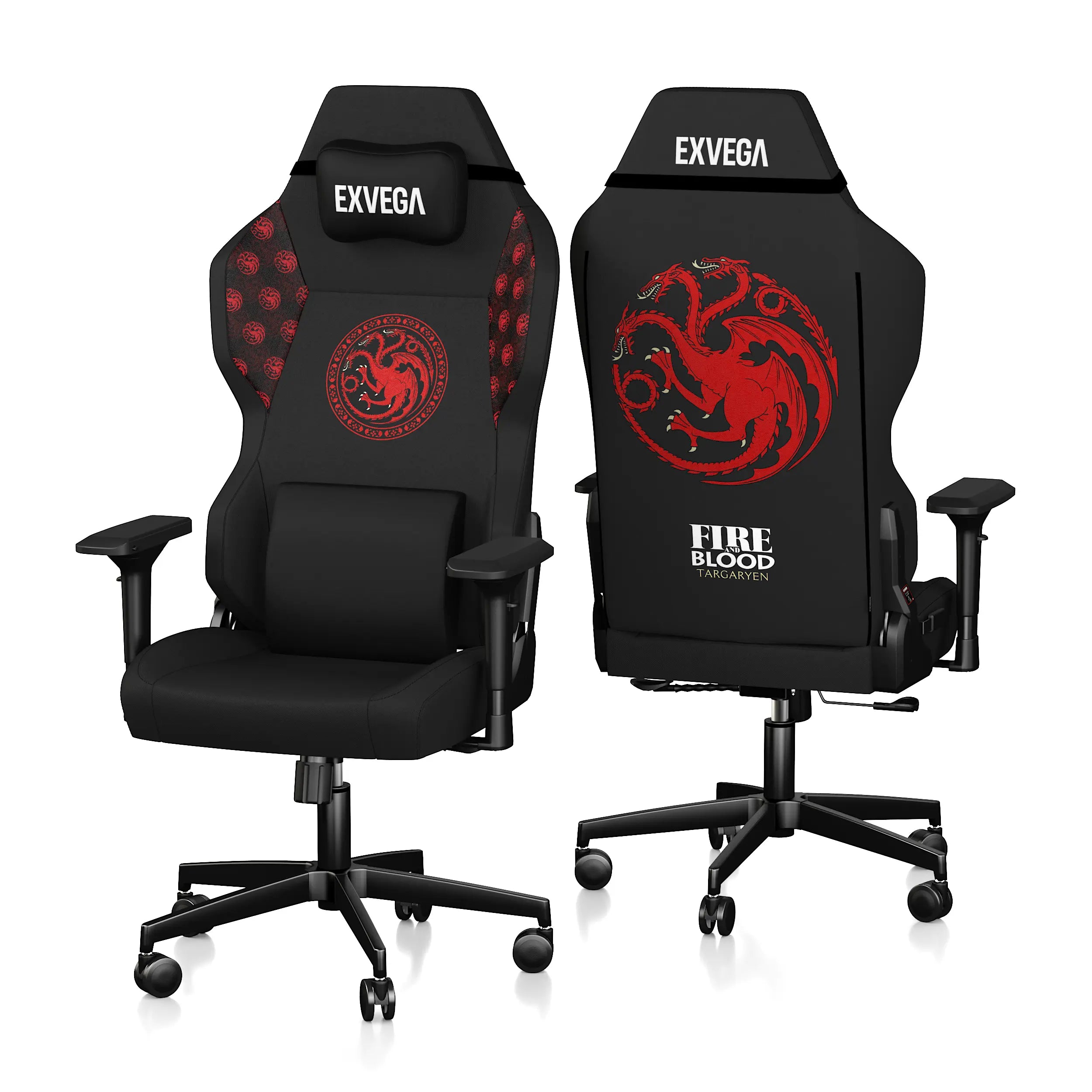 Exvega Andromeda Game Of Thrones Targaryen House Lisanslı Oyuncu Koltuğu