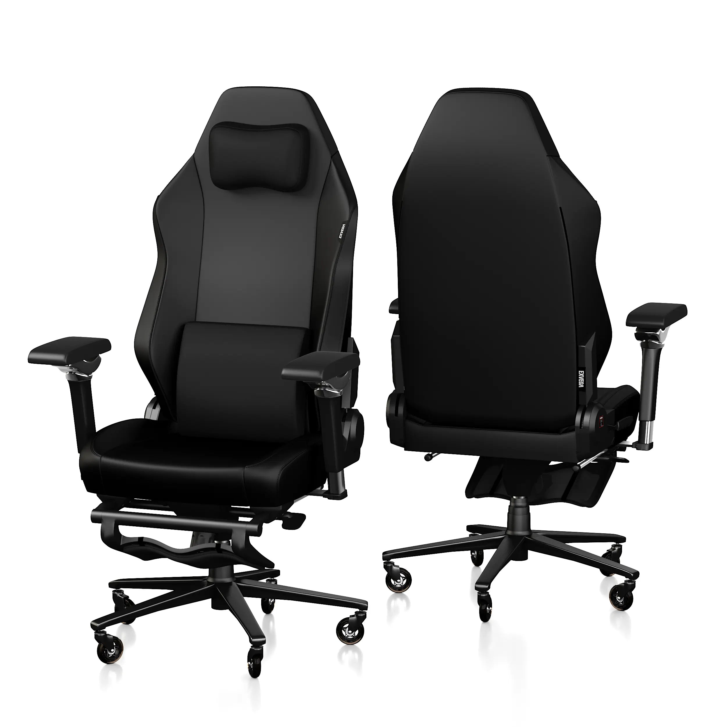 Exvega Pandora Pro Napa Deri Çalışma Koltuğu Siyah - EXVEGA