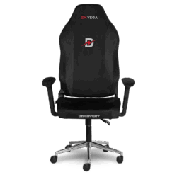 EXVEGA Discovery Profesyonel Kumaş Oyuncu Koltuğu Masaj Özellikli Siyah