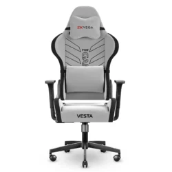 EXVEGA Vesta Kumaş Profesyonel Oyuncu Koltuğu Beyaz Duman 2024 Serisi