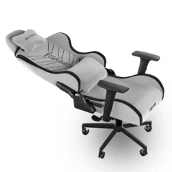 EXVEGA Vesta Kumaş Profesyonel Oyuncu Koltuğu Beyaz Duman 2024 Serisi