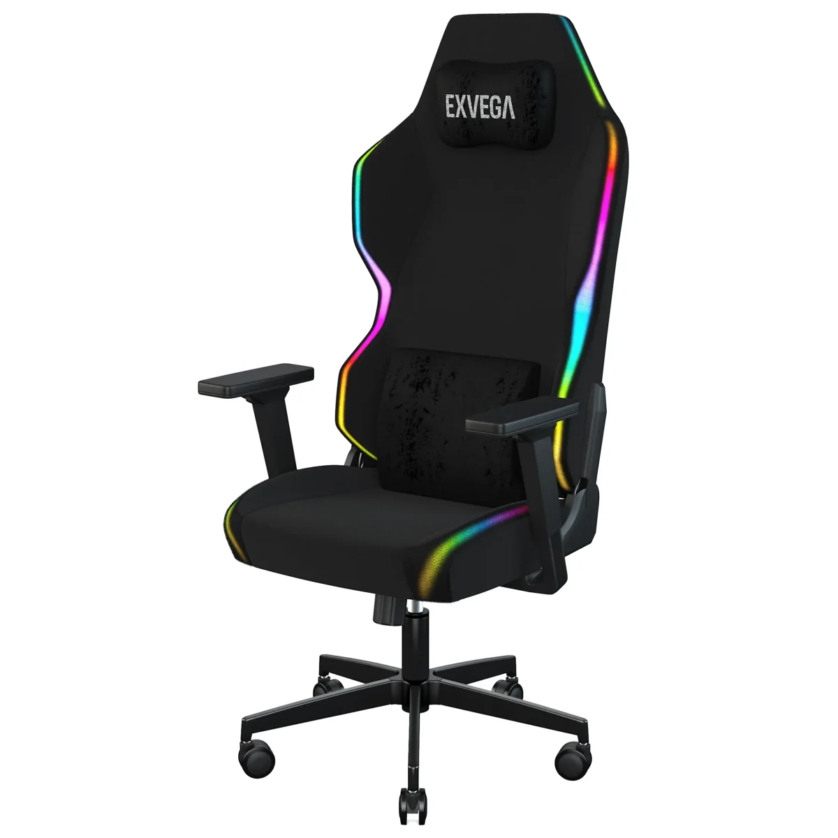 EXVEGA Lunar Active Kumaş RGB Oyuncu Koltuğu Siyah - Görsel 2