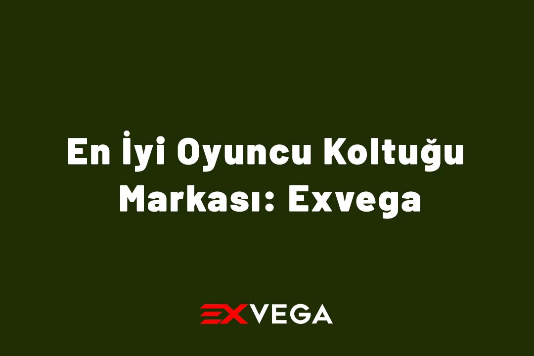 En İyi Oyuncu Koltuğu Markası: Exvega