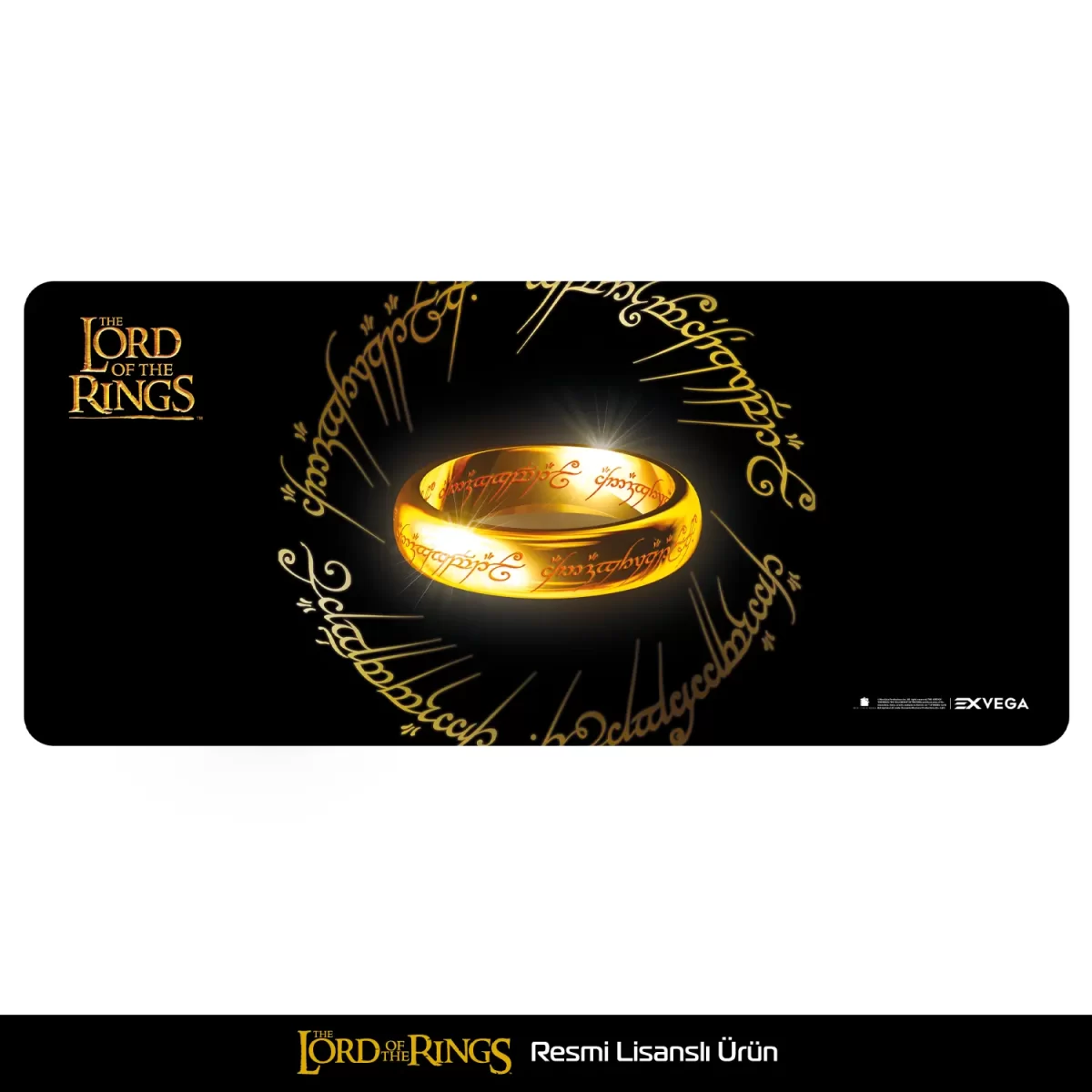 EXVEGA Lord Of The Rings One Ring Mousepad XXL 90x40