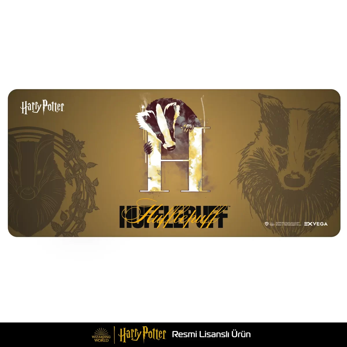 EXVEGA Harry Potter HufflePuff Mousepad XXL 90x40