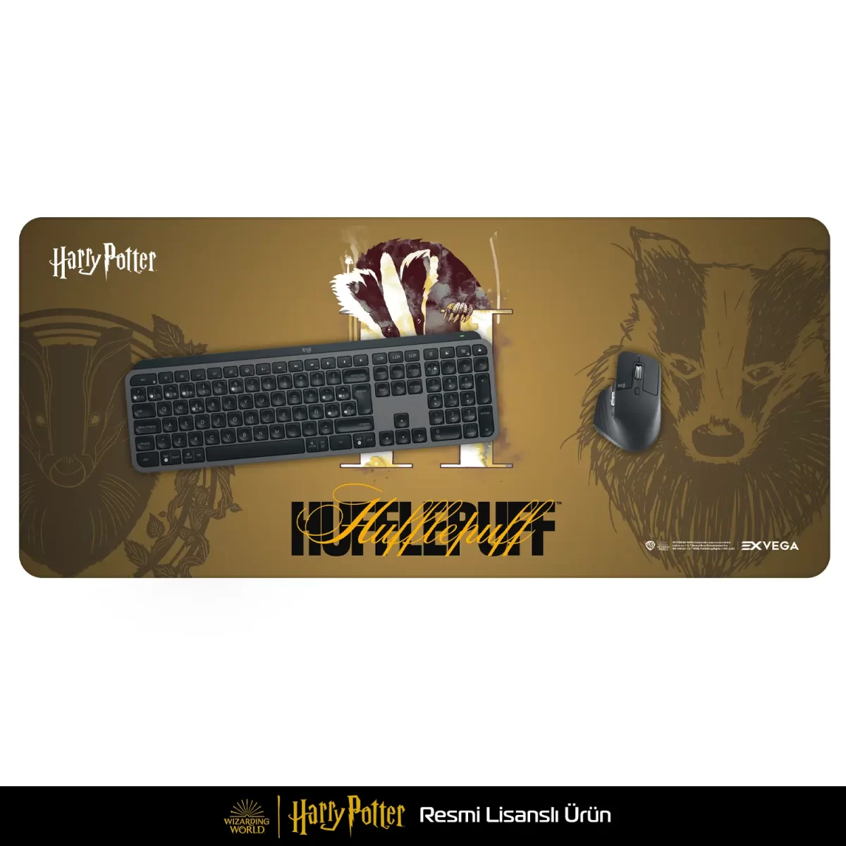 EXVEGA Harry Potter HufflePuff Mousepad XXL 90x40