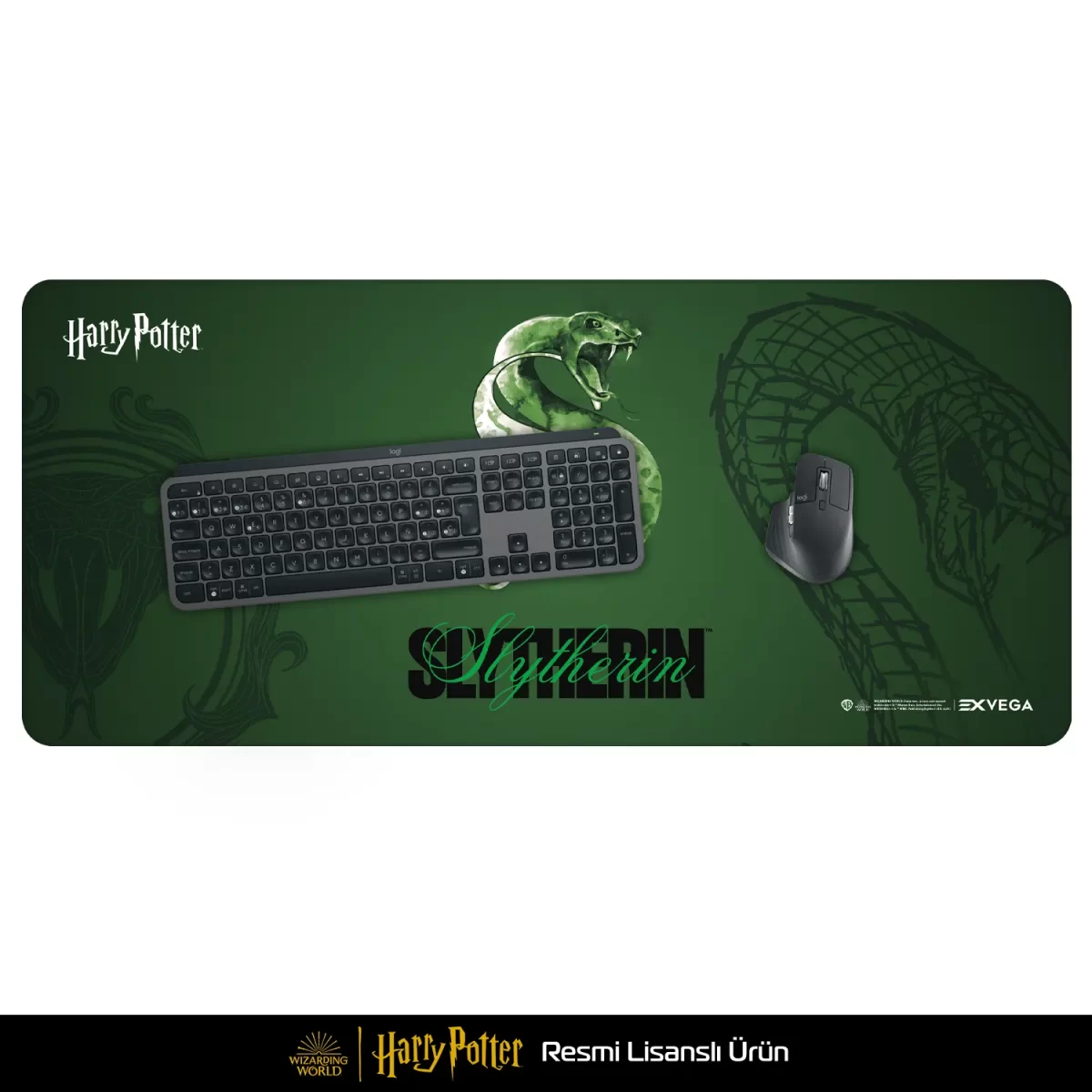 EXVEGA Harry Potter Slytherin Mousepad XXL 90x40