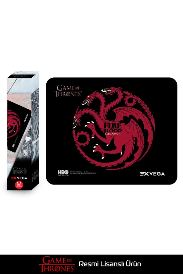 EXVEGA Game of Thrones Fire And Blood Targaryen Mousepad M 33x27