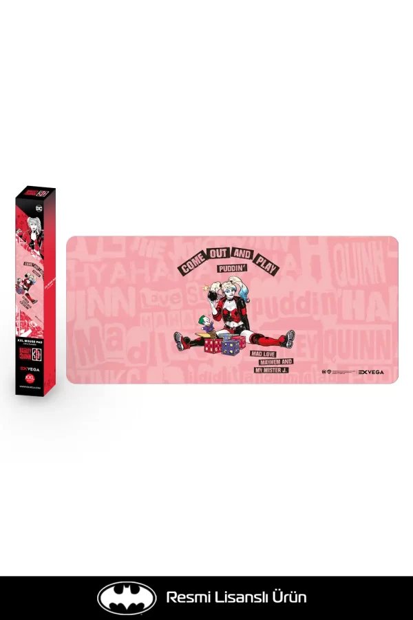 EXVEGA Harley Quinn Come Out And Play Mousepad XXL 90x40