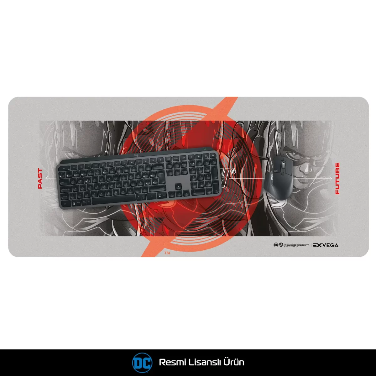 EXVEGA The Flash Saving The Future And Past Mousepad XXL 90x40