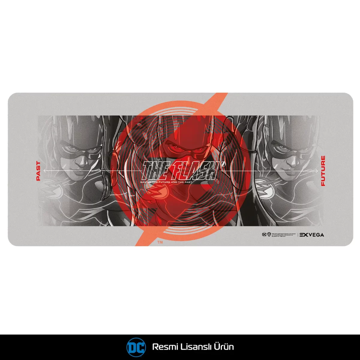 EXVEGA The Flash Saving The Future And Past Mousepad XXL 90x40