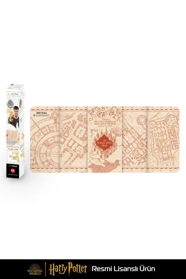 EXVEGA Harry Potter Marauders Map Mousepad XXL 90x40