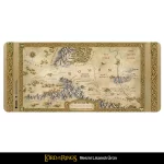 EXVEGA Lord Of The Rings War Of The Rohirrim Map Mousepad XXL 90x40